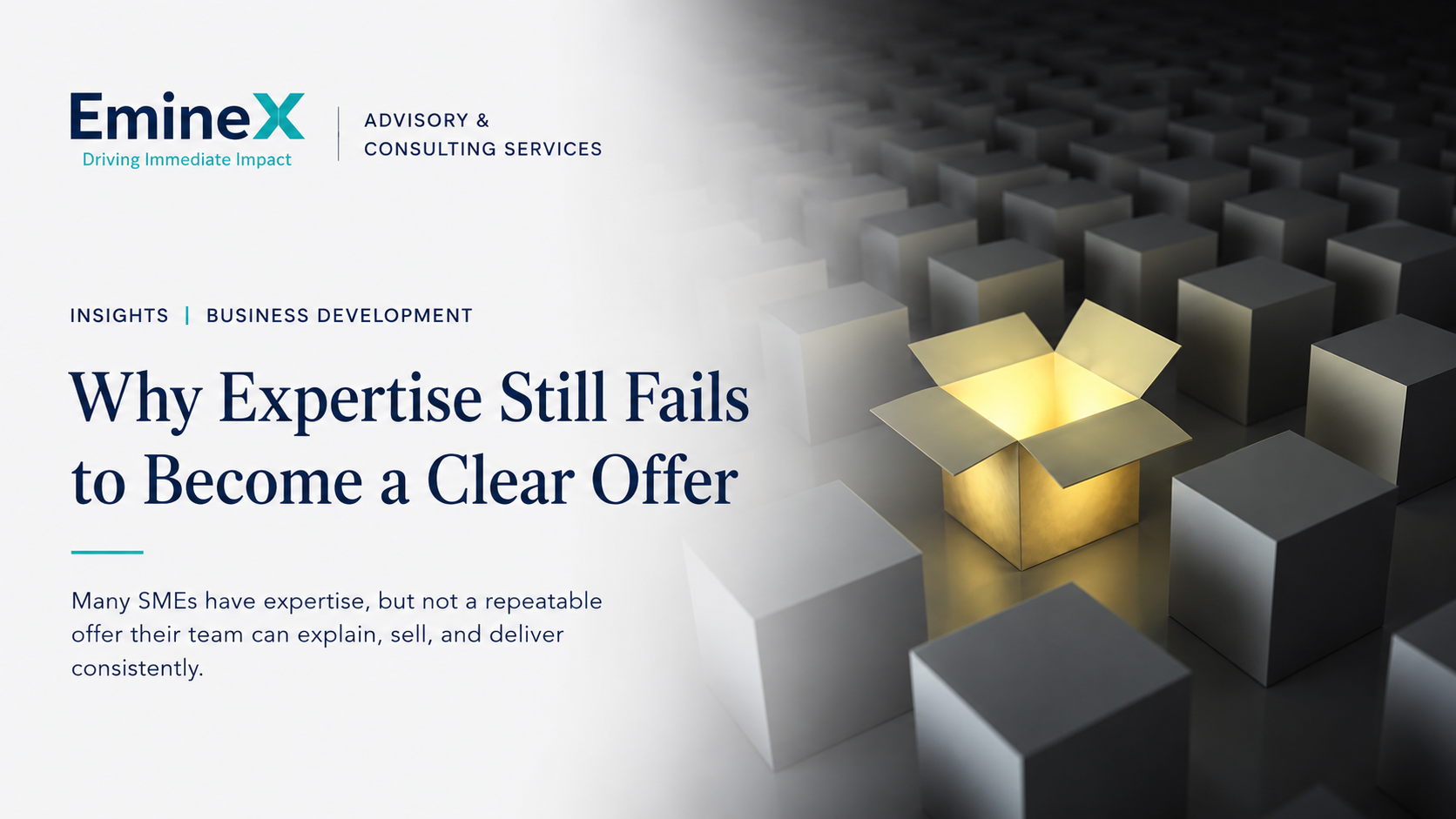Why Expertise Still Fails to Become a Clear Offer